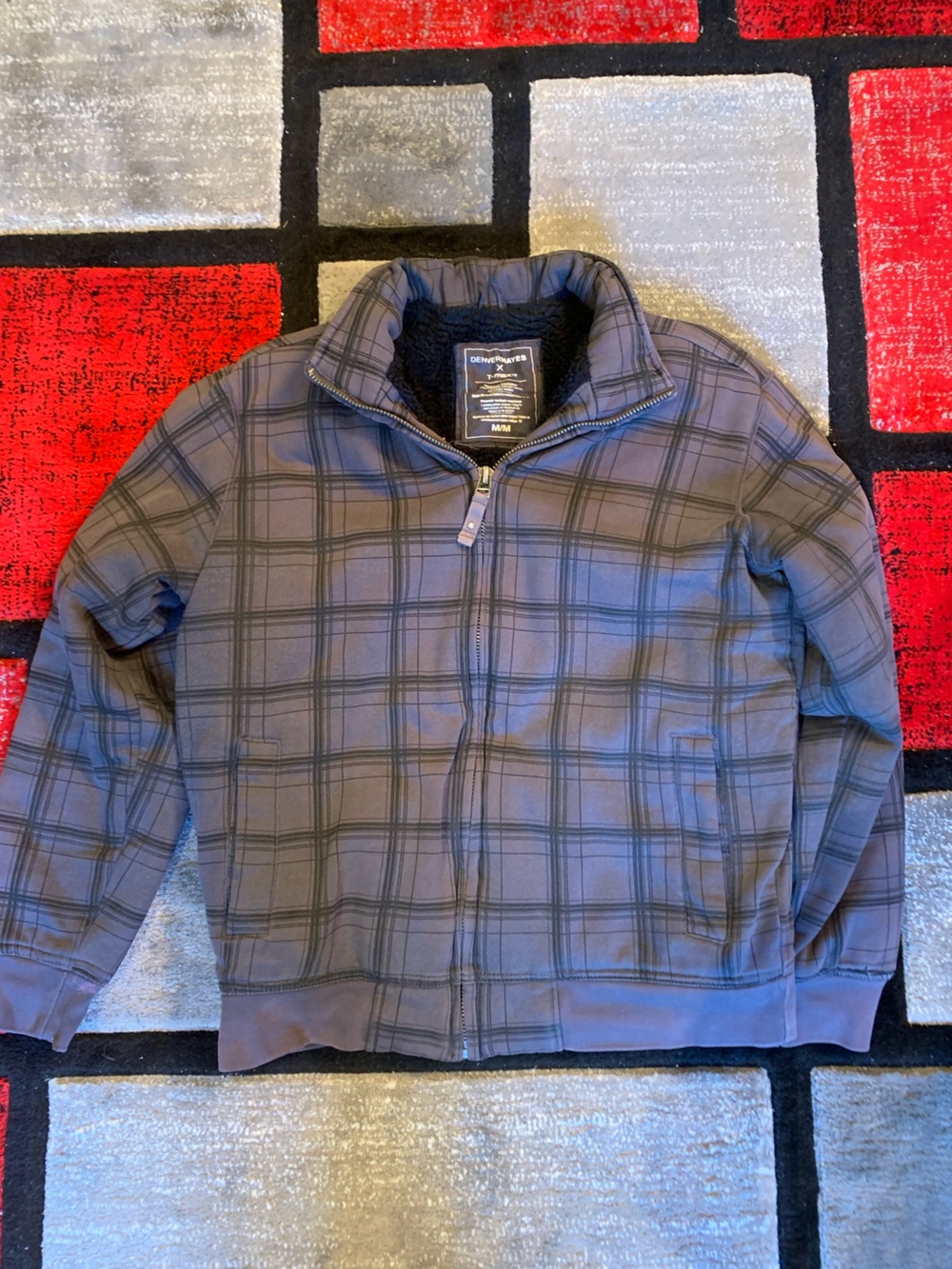 Denver Hayes Gray Plaid Lightweight Shirt Jacket